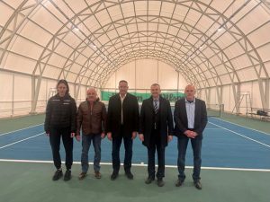 Спортният министър Димитър Илиев откри нов закрит тенис корт в Радомир