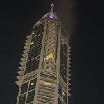 Отломки от иранска ракета поразиха луксозен небостъргач в Дубай