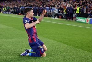 Левандовски счупи рекорд на Меси в Шампионската лига