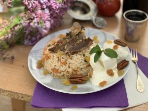 Ароматно агнешко с ориз басмати и орехи пекан от Румен Петров