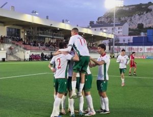 Младежите на България победиха Гибралтар с 1:0 след гол на Георги Лазаров