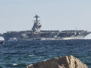 Самолетоносачът "Джералд Форд" се изтегля от Иран заради мащабни технически повреди