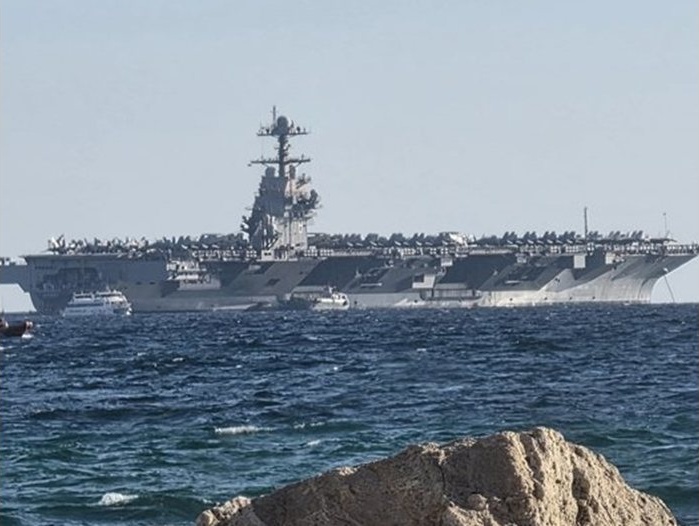 Самолетоносачът "Джералд Форд" се изтегля от Иран заради мащабни технически повреди