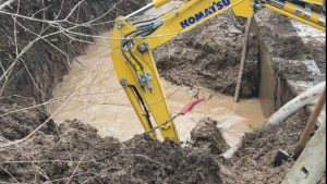 Авария на главен водопровод остави част от Монтана без вода и затрудни ремонтите