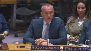 Николай Младенов призова Хамас за пълно разоръжаване пред Съвета за сигурност на ООН
