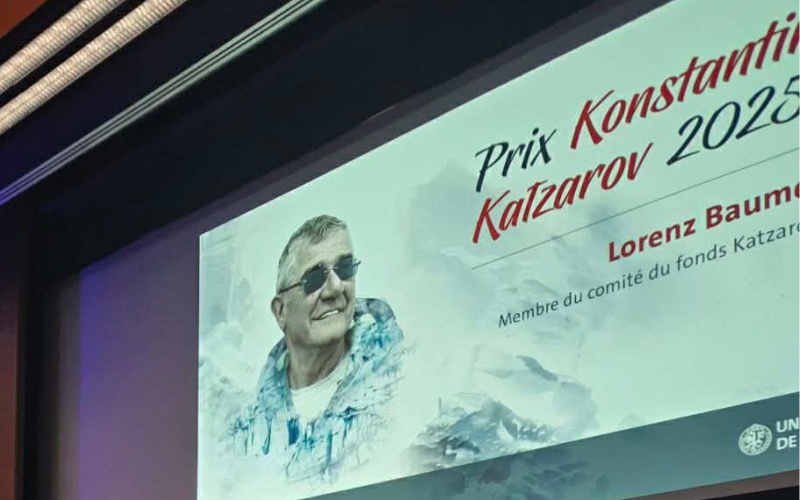 Проф. Христо Пимпирев получи голямата награда „Константин Кацаров“ за 2025 г. в Женева
