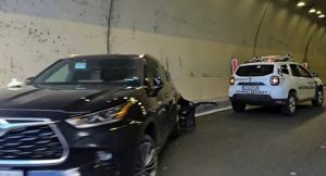 Кадри от катастрофа в тунел „Благоевград“ на магистрала „Струма“