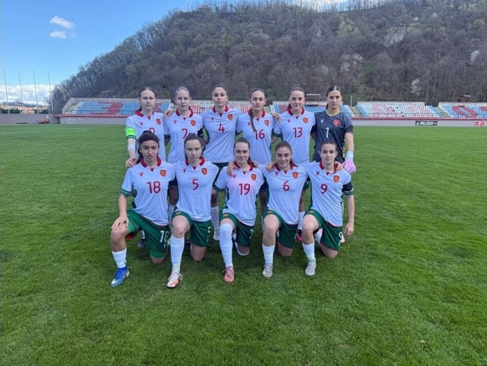 Девойките до 17 г. направиха 2:2 с Украйна в европейска квалификация