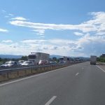 До 13 ч ограничават движението в активната лента от км 2 до км 3 на АМ „Тракия“ към София