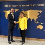 Министър Георги Клисурски обсъди еврозоната с Кристалина Георгиева във Вашингтон