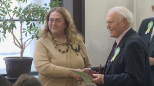 Отличие за „Следите остават“: Богдана Лазарова с награда от Съюза на юристите в България