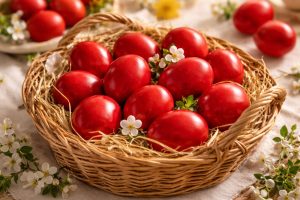 Варненски храм дарява 500 червени яйца и хранителни пакети на нуждаещи се