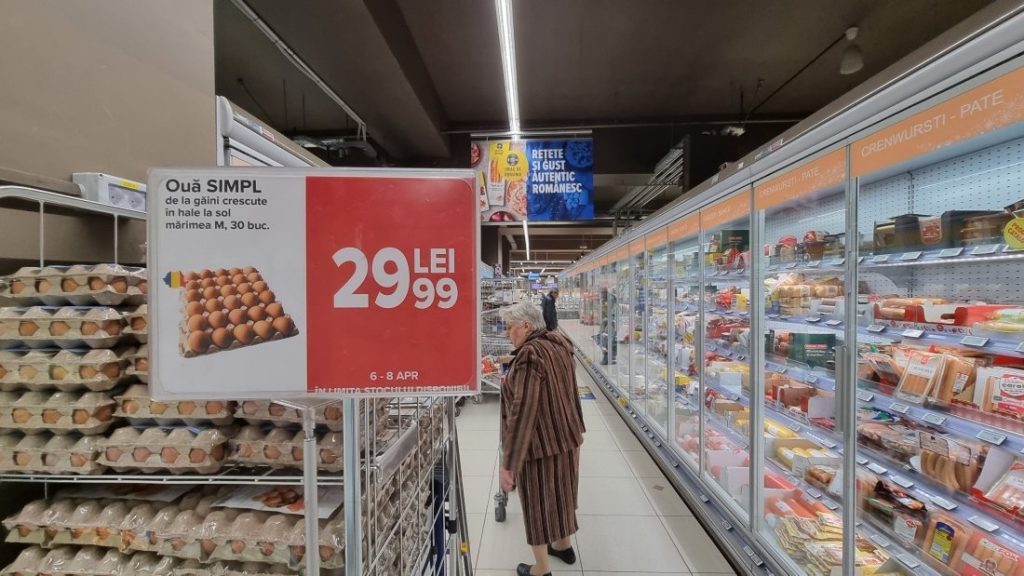 Висока инфлация в Румъния: Токът и храните са най-скъпи в Европейския съюз