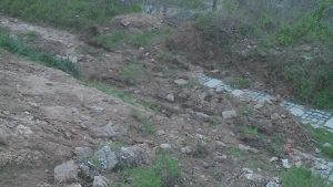 Жителите на Бачково са притеснени заради опасността от нови свлачища