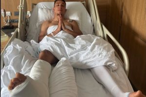 Филип Кръстев благодари на Бог след тежката операция на ахилеса