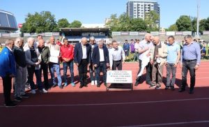 Паметна плоча на Градския стадион отбеляза три футболни годишнини на Русе
