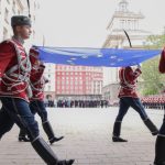 Председателят на Народното събрание Михаела Доцова присъства на издигането на знамето на ЕС за 9 май