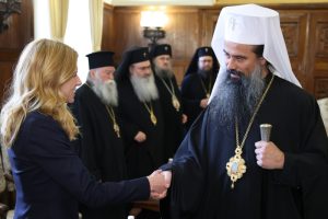 Председателят на Народното събрание Михаела Доцова проведе институционална среща с патриарх Даниил