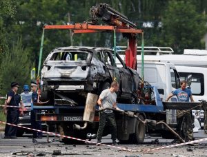Висш руски военен загина при взрив на кола бомба край Москва