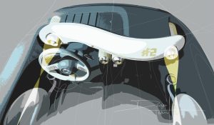 Новият електрически Smart залага на S-образно табло