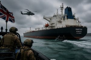 Британските въоръжени сили задържаха руски танкер от „сенчестия флот“ в Ламанша