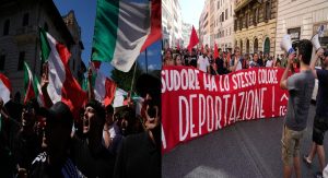 Десетки хиляди на протести в Рим заради спорната инициатива за „ремиграция“