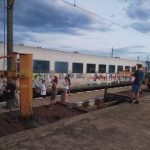 Бързият влак Бургас-София заседна в Калофер заради буря и паднали клони