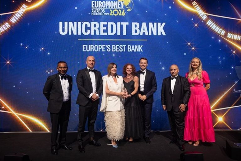Euromoney: УниКредит Булбанк е най-добрата банка в България за 2026 г. Euromoney: УниКредит Булбанк е най-добрата банка в България за 2026 г.