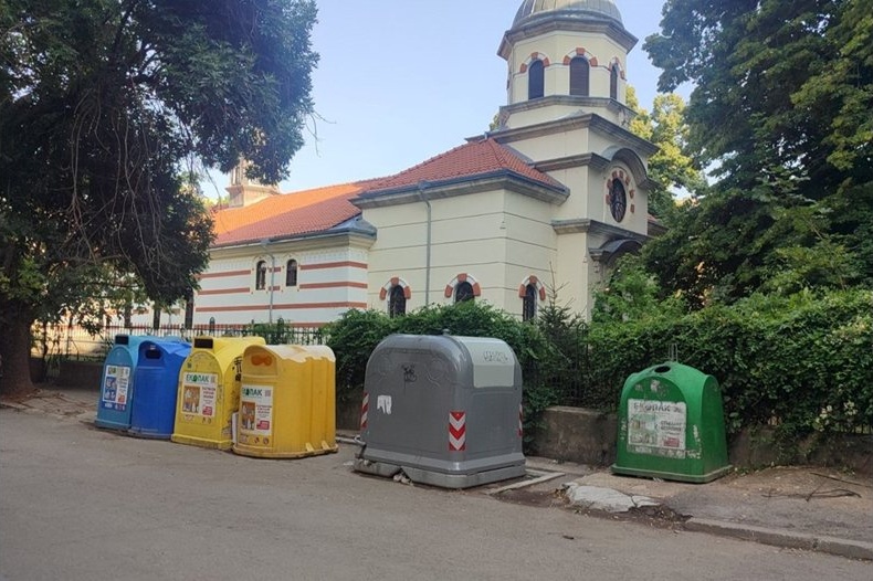 Временно местят съдове за отпадъци в Русе заради снимки на игрален филм