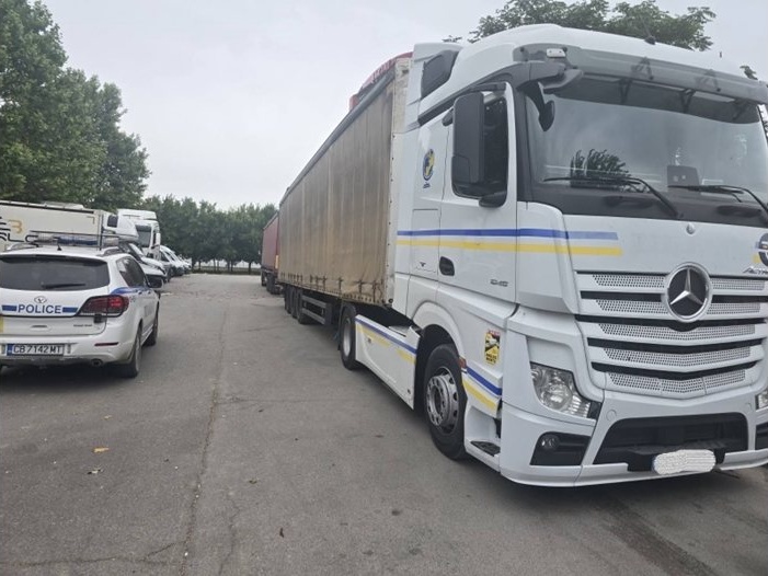 Продължава засиленият контрол над тежкотоварния трафик в област Монтана