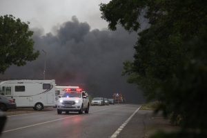 Няма данни за замърсяване на въздуха след големия пожар в София