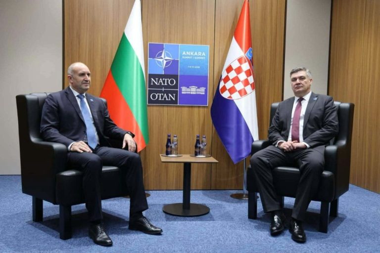 Премиерът Радев обсъди с президента на Хърватия Зоран Миланович двустранното партньорство в сигурността и отбраната