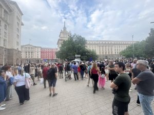 Протести срещу правителството на Румен Радев в София заради бюджет 2026 и проруска политика