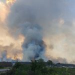 Голям пожар гори на широк фронт край Розино и Кърнаре