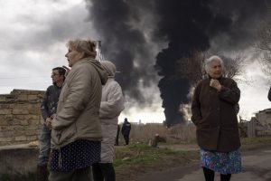 Руска атака порази стадион „Черноморец“ в историческия център на Одеса