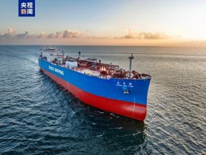 КМГ: Китай завърши първия си свръхголям танкер за втечнен газ с капацитет 88 000 куб. м