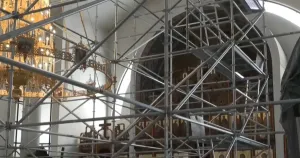 600 кв. м стенописи покриват купола на смолянския храм „Св. Висарион“