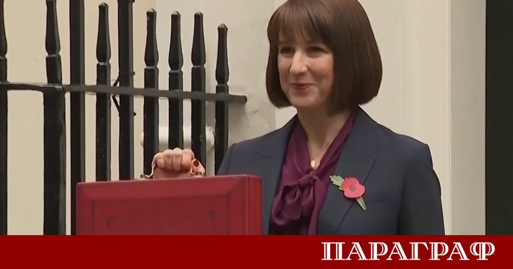 Финансовият министър на Великобритания Рейчъл Рийвс представи проектобюджета си пред