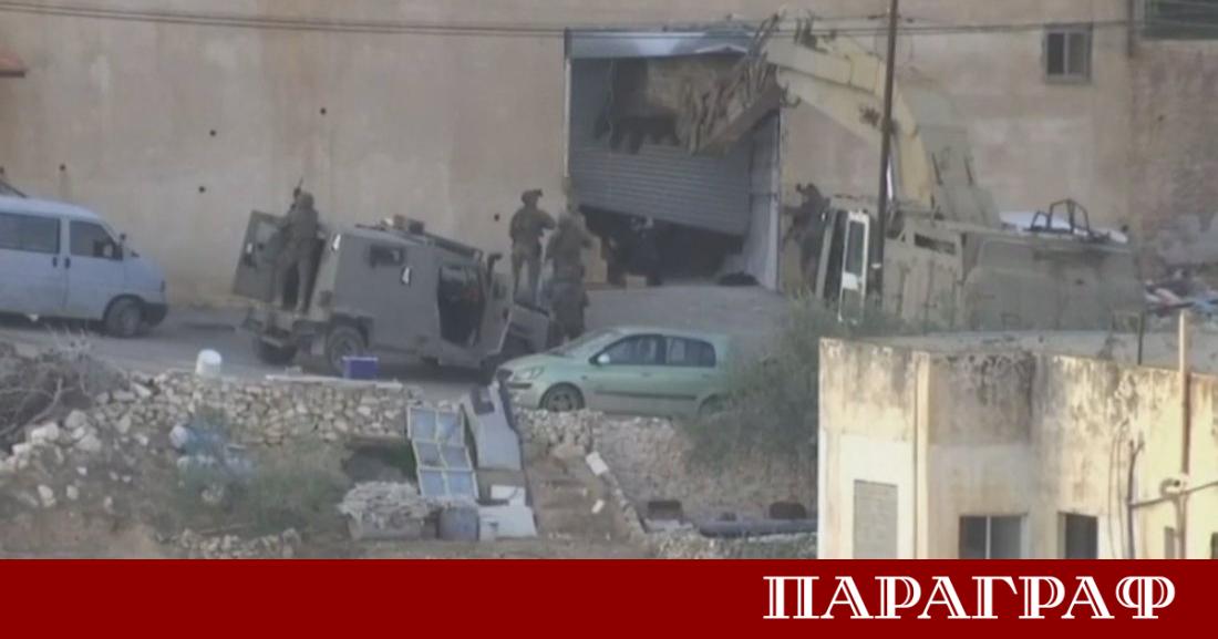 Израелската армия нанесе въздушни удари и проведе сухопътна операция в