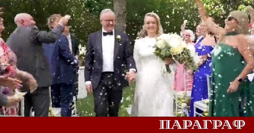 Австралийският министър председател Антъни Албанезе сключи брак превръщайки се в първия