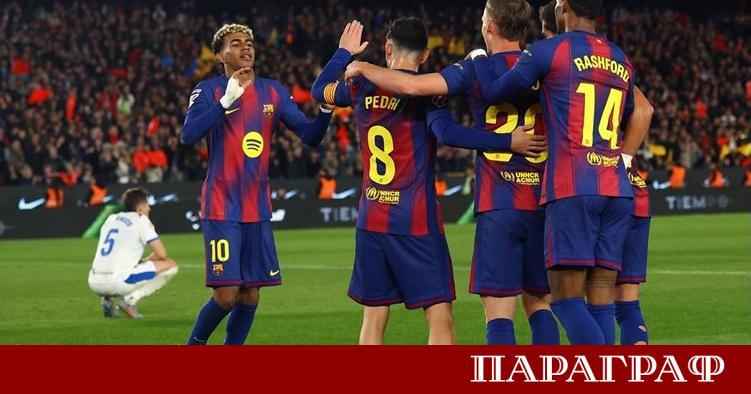 Барселона записа историческо постижение в 13 ия кръг на Примера дивисион