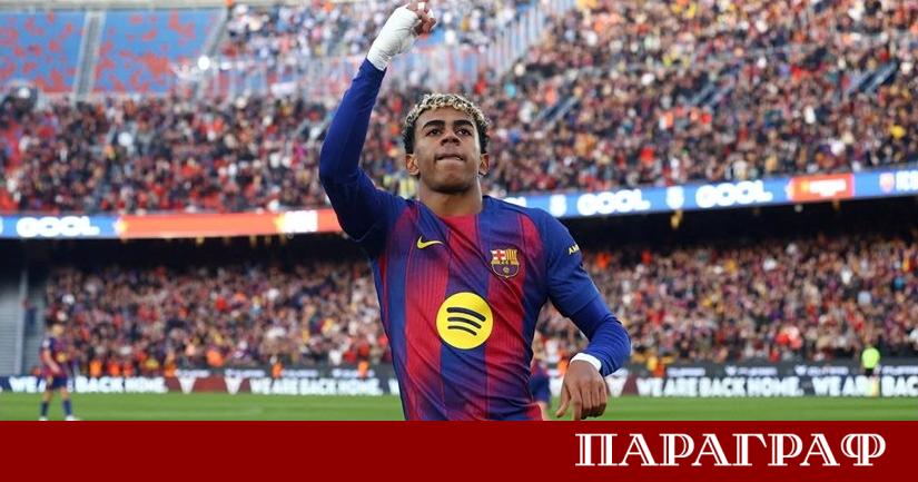 Младият талант на Барселона Ламин Ямал обяви Лионел Меси за