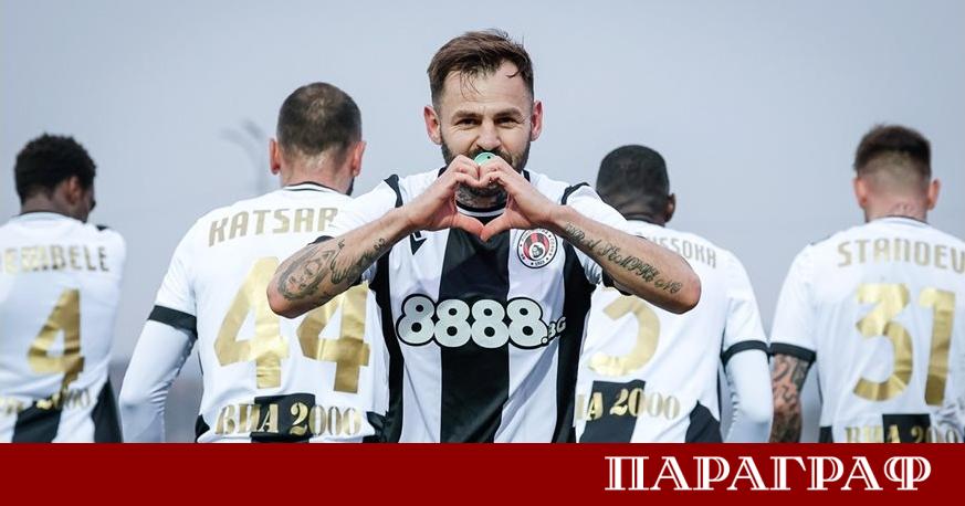 Нападателят на Локомотив София Спас Делев показа изключителна форма в