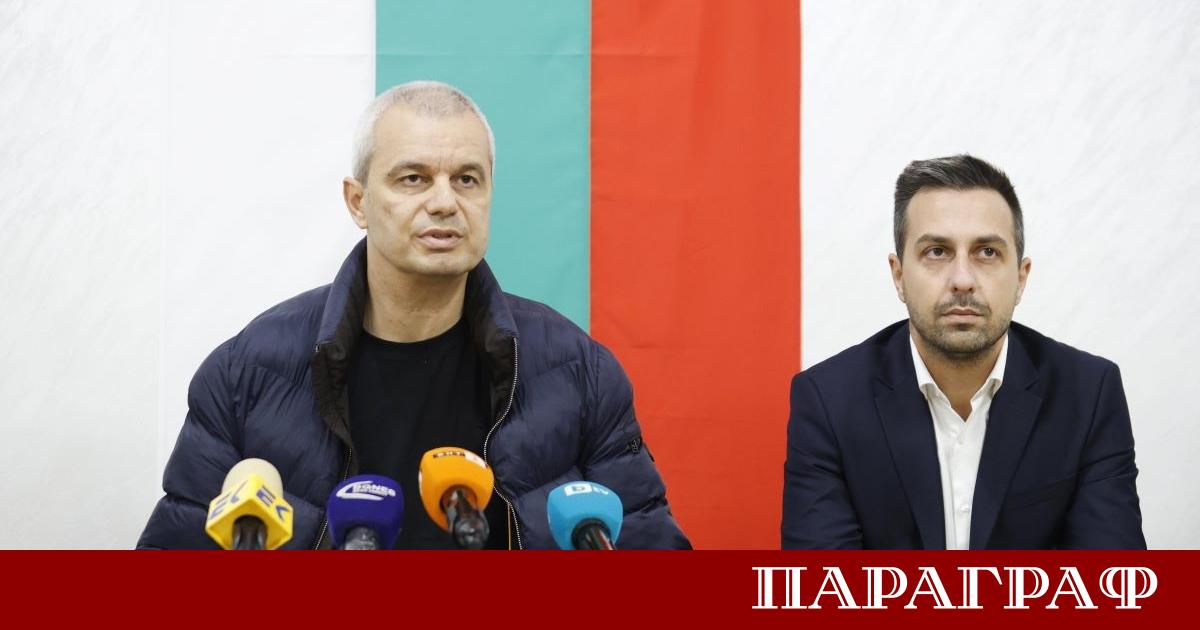 Лидерът на Възраждане Костадин Костадинов призова за непрекъснати протести целящи