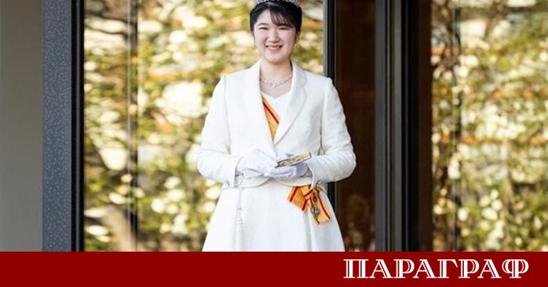 На 1 декември принцеса Аико единственото дете на император Нарухито