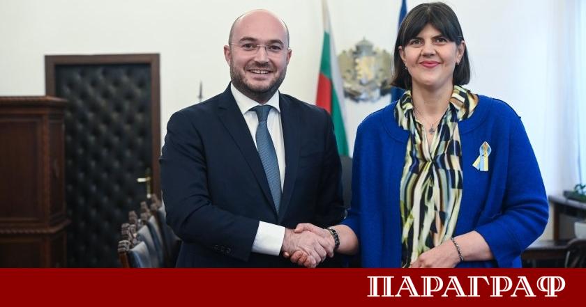 Правосъдният министър Георги Георгиев се срещна с европейския главен прокурор