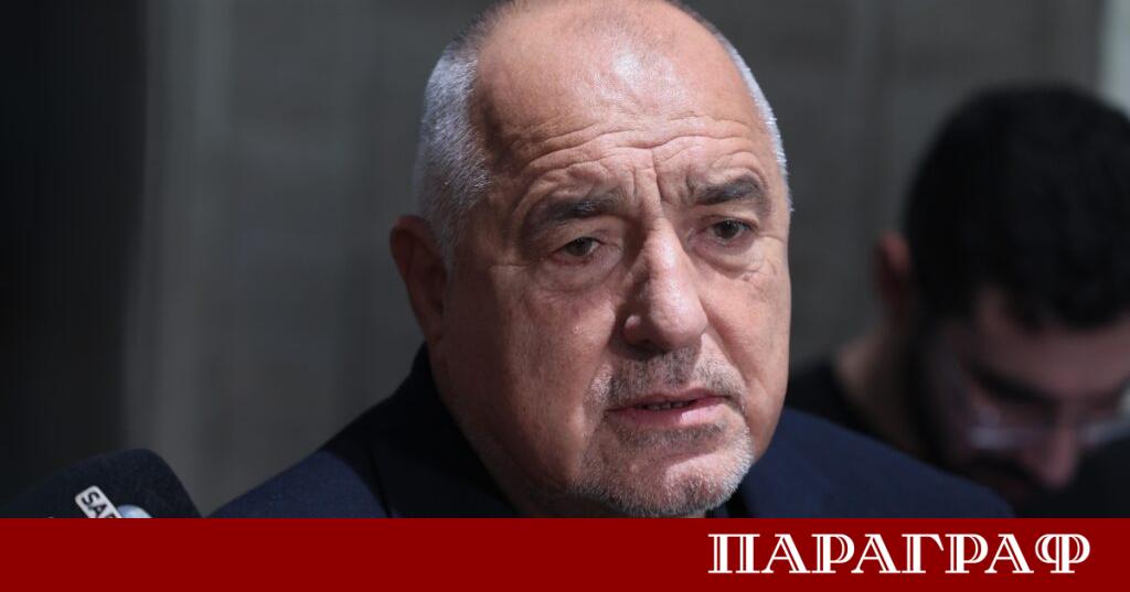 Лидерът на ГЕРБ Бойко Борисов обяви че партията му внася