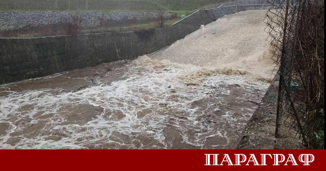 Река Ропотамо е силно пълноводна край село Ново Паничарево след
