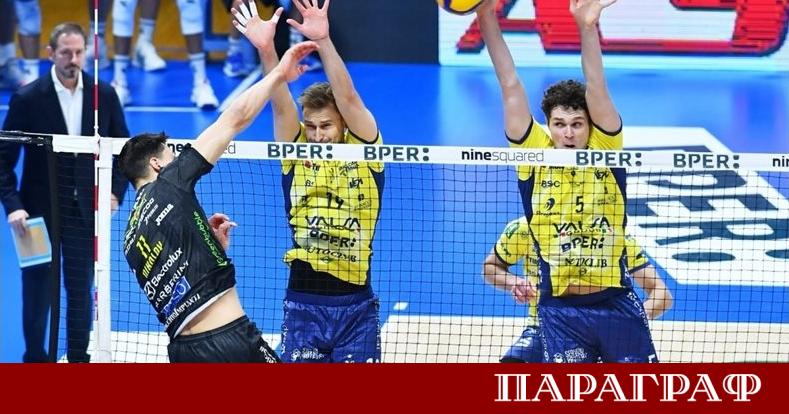 Волейболният ас Алекс Николов отново бе най резултатен за своя