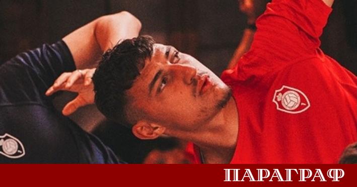 Българският защитник Росен Божинов изигра силен мач за своя отбор